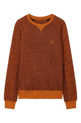 ANTON  - GOTS Organic Cotton Sweat Tobacco Brown